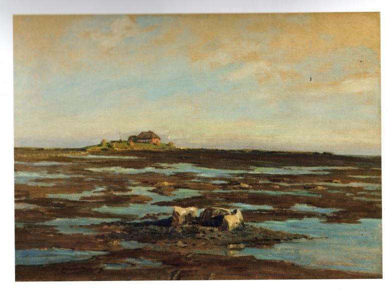 Paul Lehmann-Brauns- well in tidal flat of Habel Hallig c. 1932.jpg