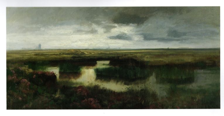 Alf Bachmann puddle in the Heath (Föhr) 1927.jpg